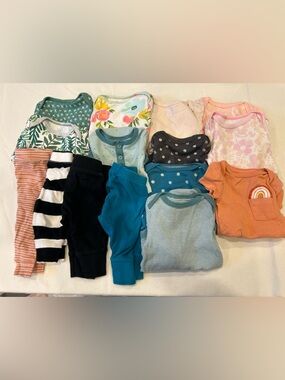 15 item baby Cloud island clothing bundle
